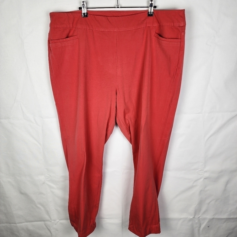 NWT Soft Surroundings Superla Stretch Straight Leg Full‎ Length Pants SIZE 2X
